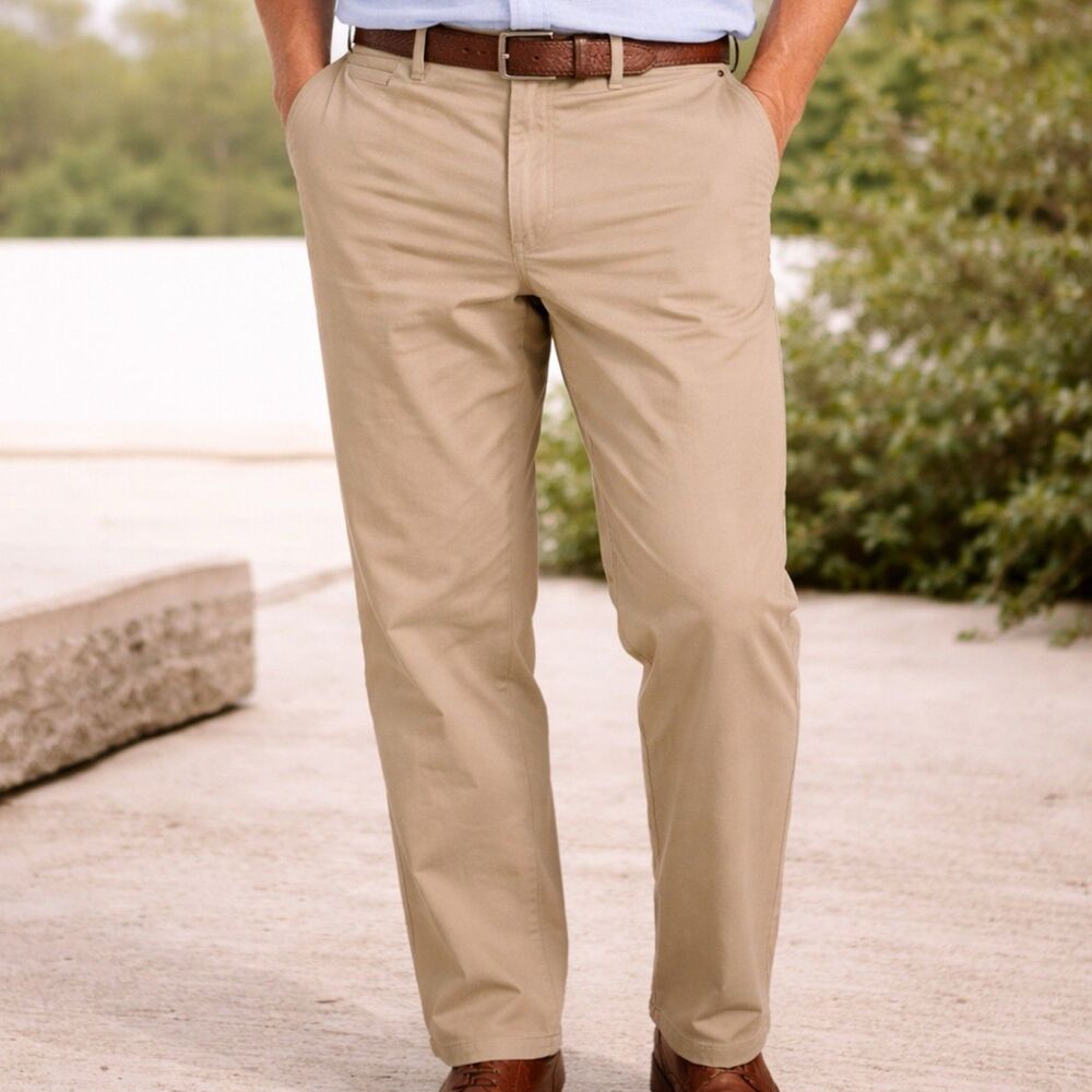 Peter Millar Crown Vintage Canvas 5 Pocket Pants Mens Size 38X27 Stretch Preppy